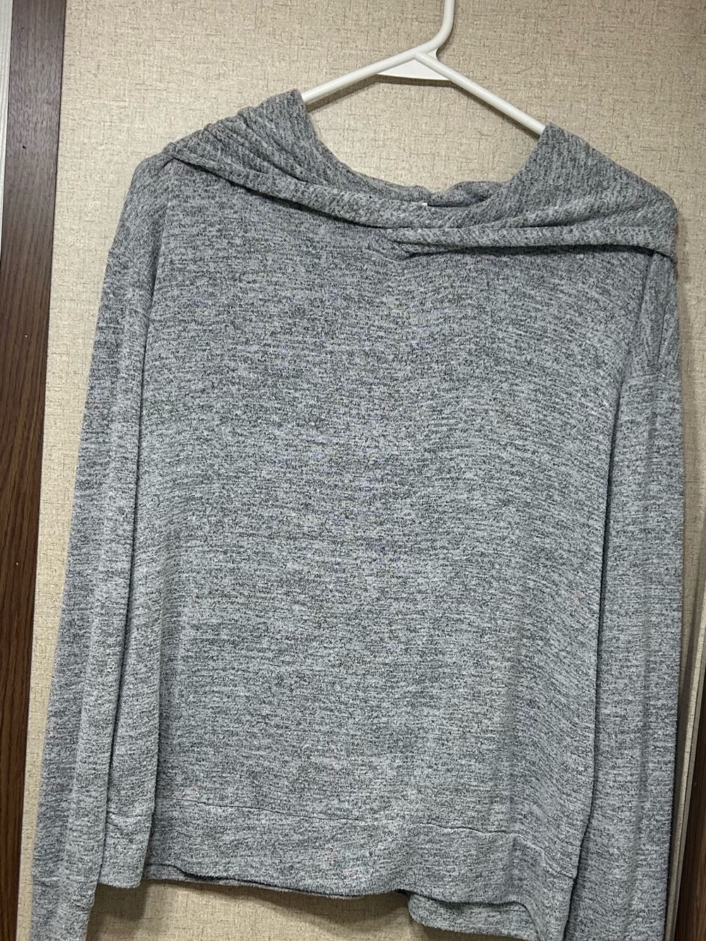 a new day Gray Cowl Neck Lightweight Sweater
